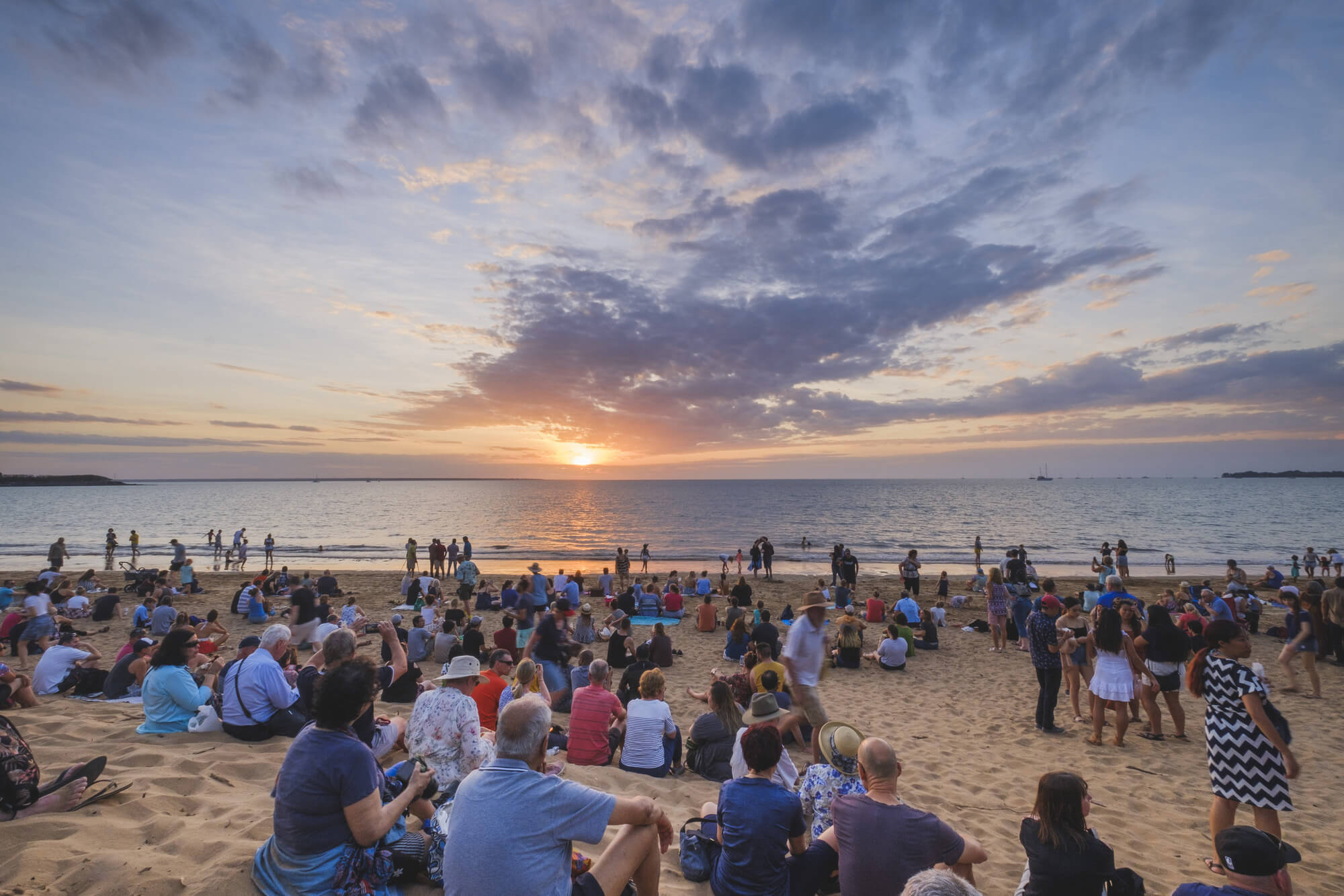 People in beach